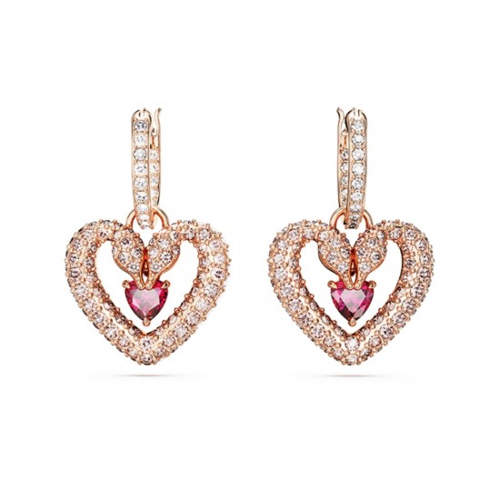 Swarovski UNA Pink Drop Earrings For Women Jewelry 5662875